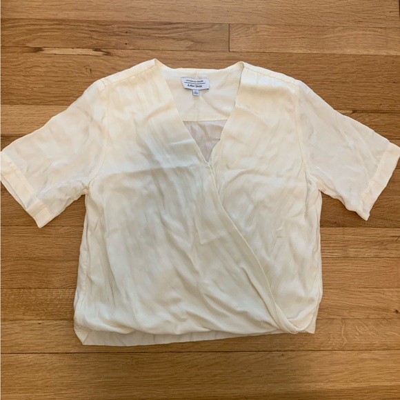 & Other Stories Stockholm Atelier Faux Wrap Cropped Top 4 - Picture 7 of 7